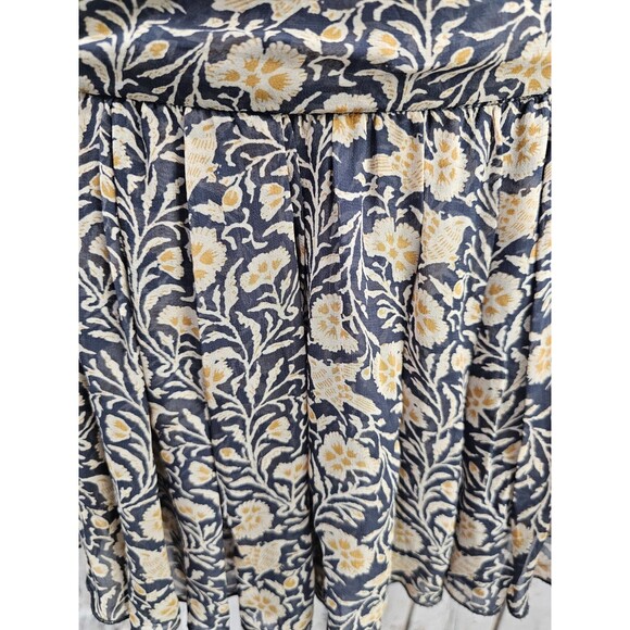 DMS Women's 38 ISABEL MARANT ETOILE Hilari Skirt in Viscose Silky Ruffle Black - Picture 2 of 9